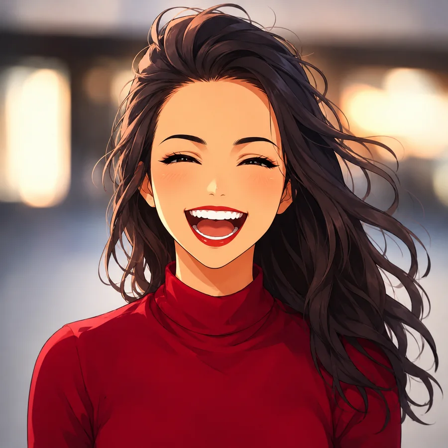 Portrait converted into an anime profile picture for a Discord avatar