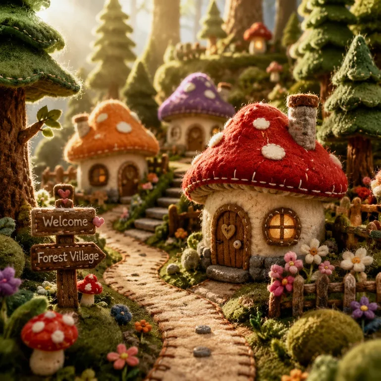 Felt Miniature