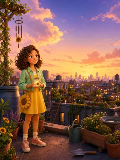 Lila Moreno preview for a Pixar-style illustrated storybook